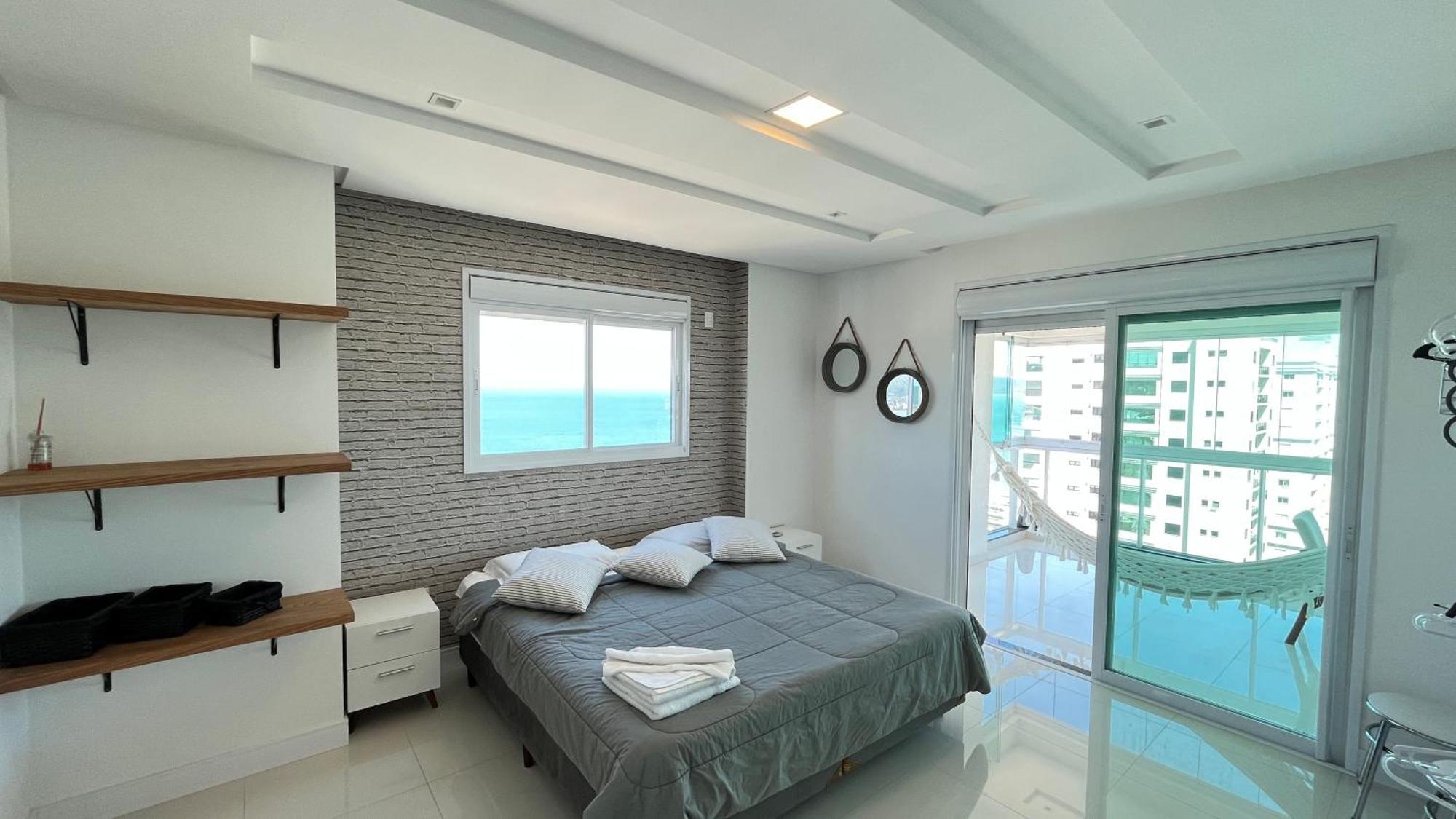Cobertura Com Belissima Vista Para O Mar E Jacuzzi 이타페마 외부 사진